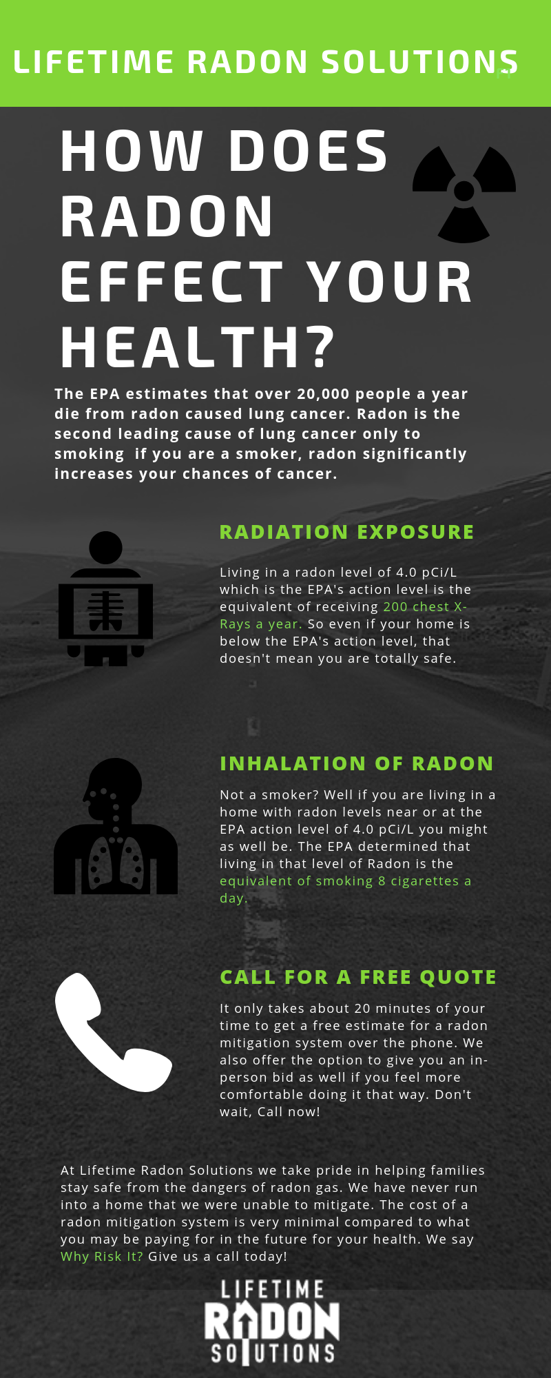 Radon poisoning